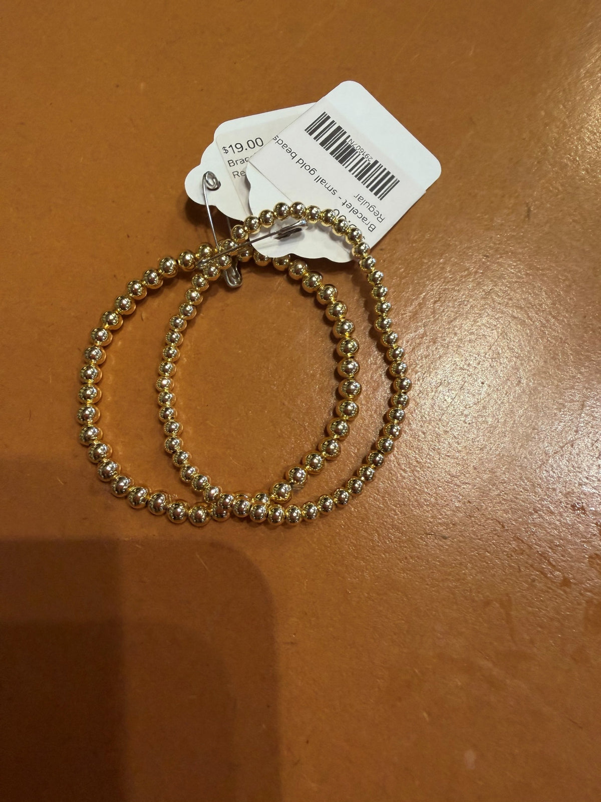 Small gold bead bracelets