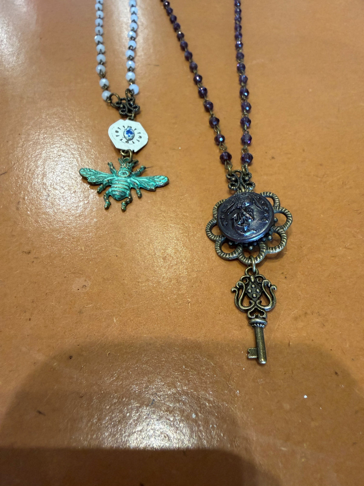 Gina's Originals - Military Button or Watch Piece Necklace
