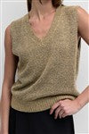 Mod Ref - Camel Sleeveless Sweater