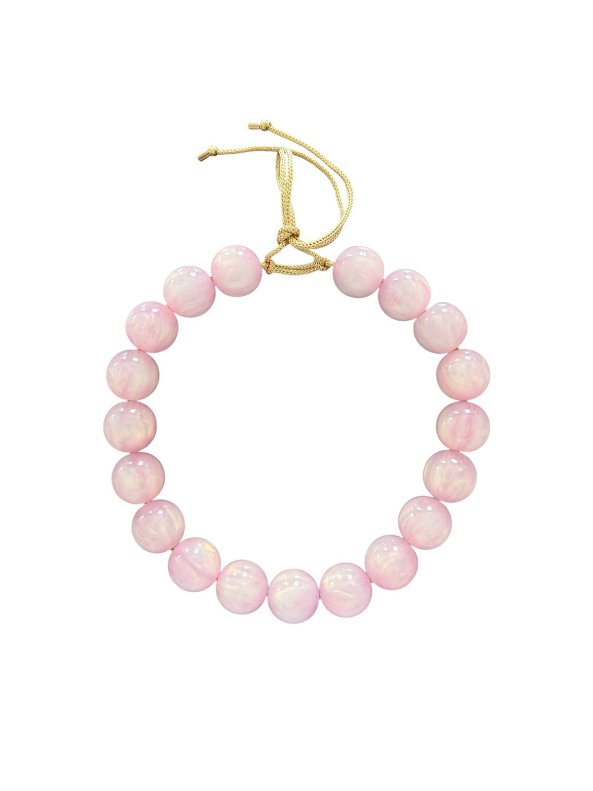 KMs Gems - Chunky Beaded Necklace - Peony