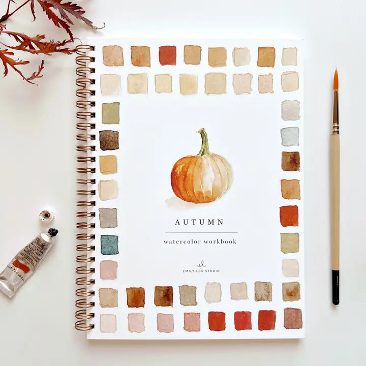 Emily Lex Autumn Watercolor Workbook