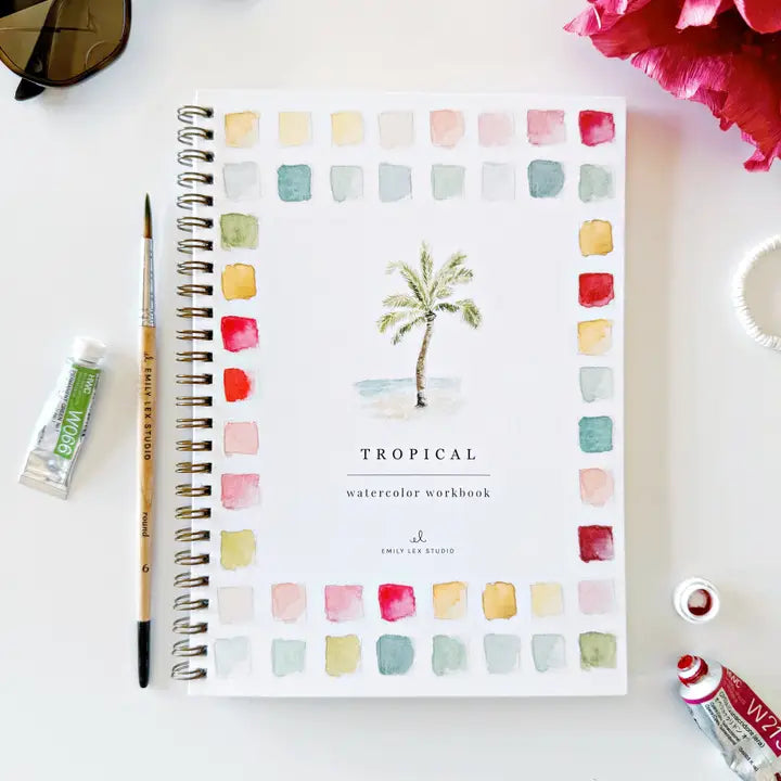 Emily Lex - Tropical Watercolor Workbook