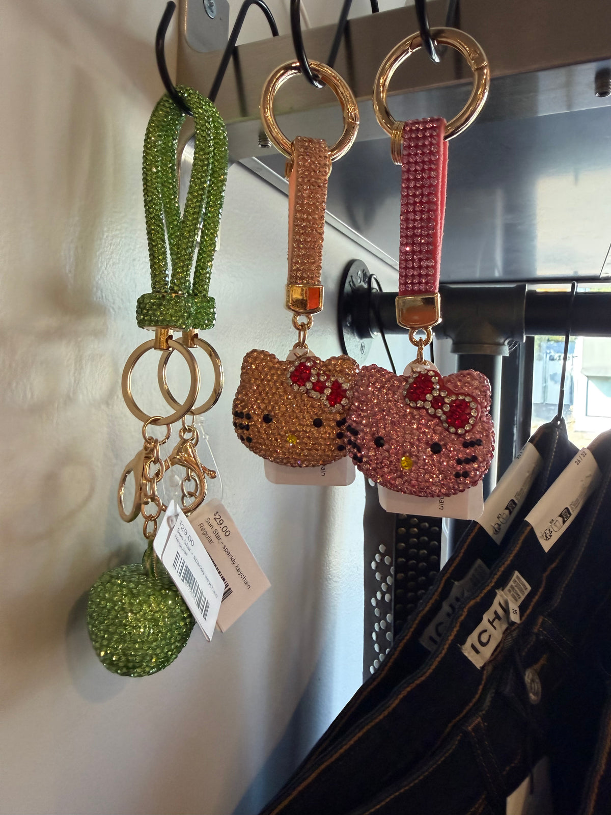 Sun Star - Sparkly Keychain