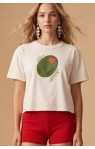 All Us Olive You Wide Tee