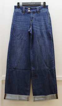Risen - Low-Rise Wide-Leg Cuffed Jeans