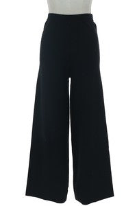 Skies Are Blue - Black Knit Wide-Leg Pants