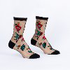 Sock It To Me sheer crew socks piece of my heart